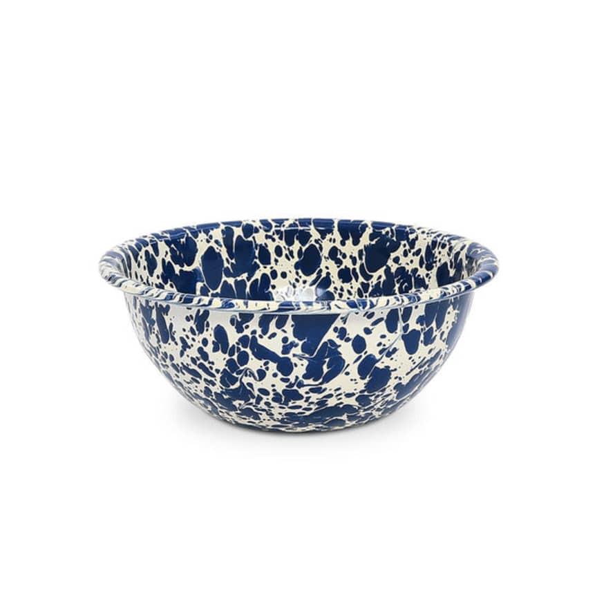 Crow Canyon Home Splatter Enamelware Cereal Bowl