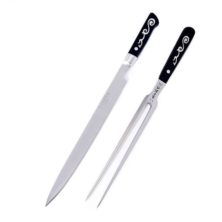 I.O.Shen Set of Fork and Carving Knife