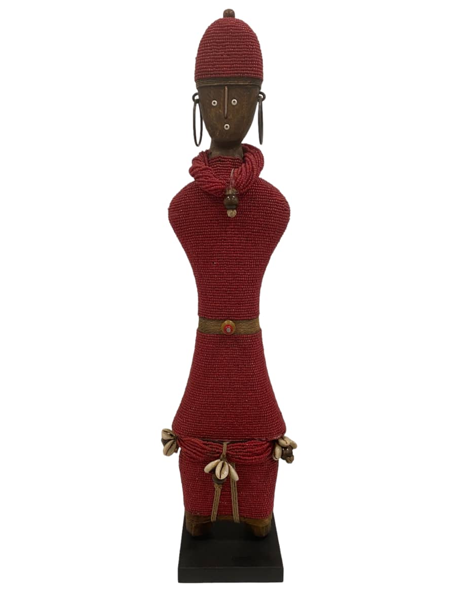 Botanical Boys Namji Doll - Red Beaded (1515)