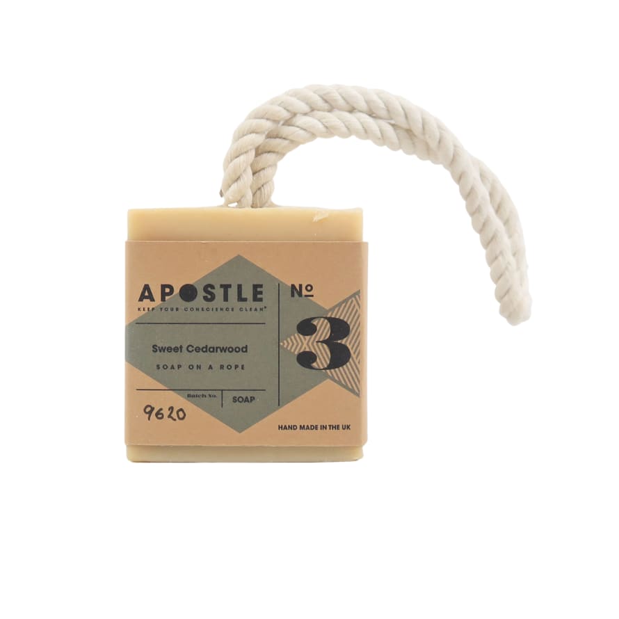 Apostle Sweet Cedarwood Soap on a Rope