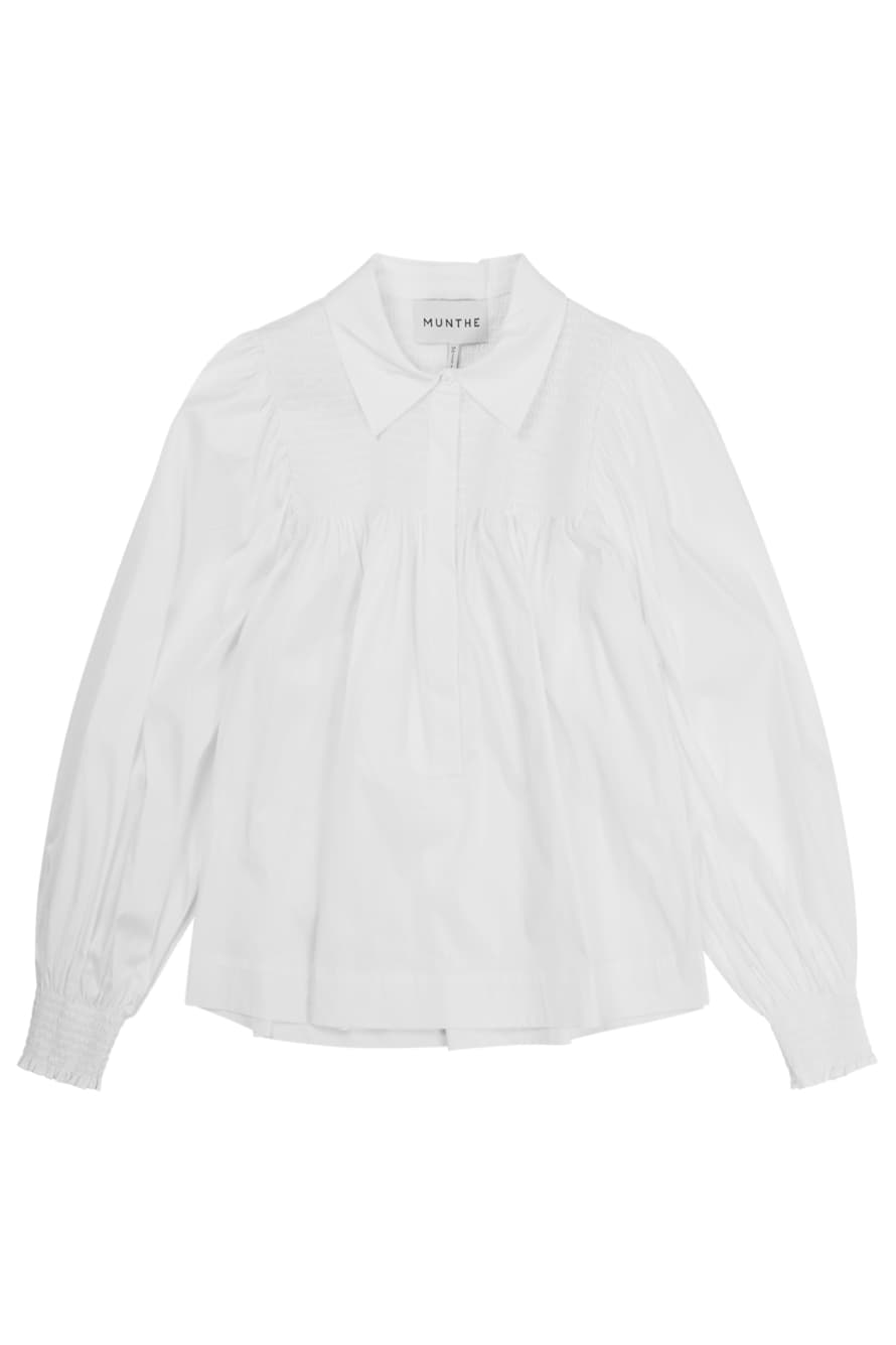 Munthe Aloyal Organic Cotton Shirt - White