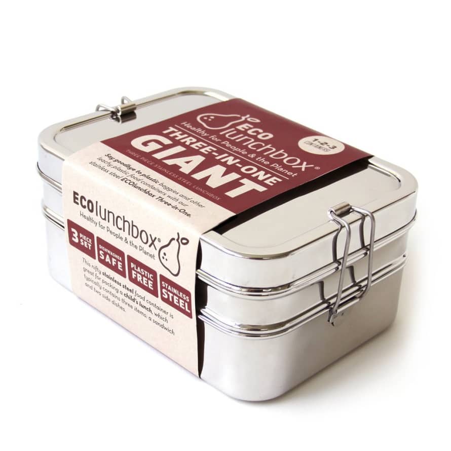 Eco Lunch Box ECOlb Three-in-One Giant
