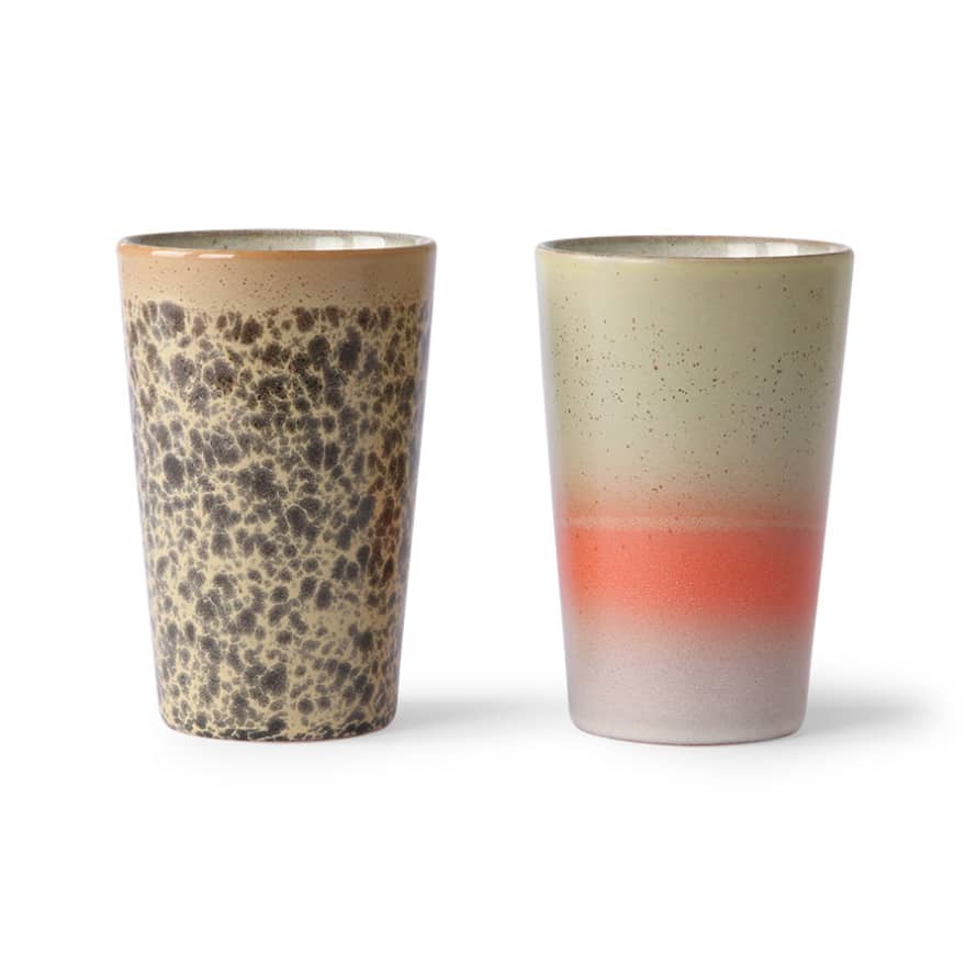 HKliving 70s ceramics: tea cups | Set of 2