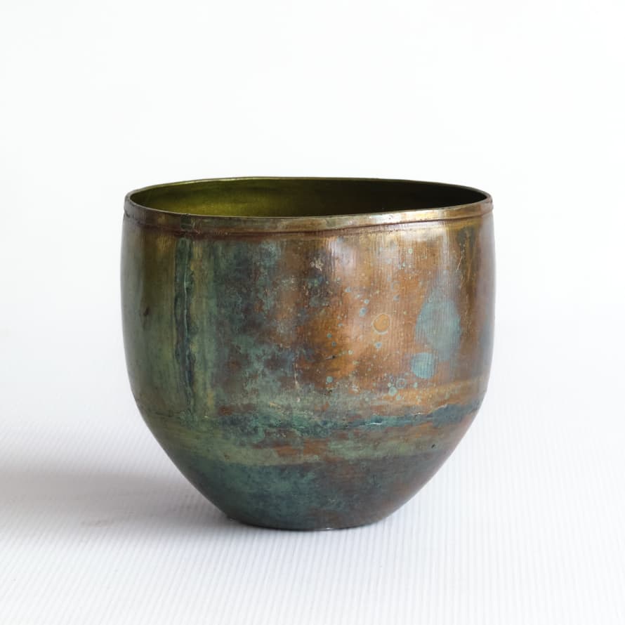 Wikholm Form Antique Green Iron Pot - 11cm