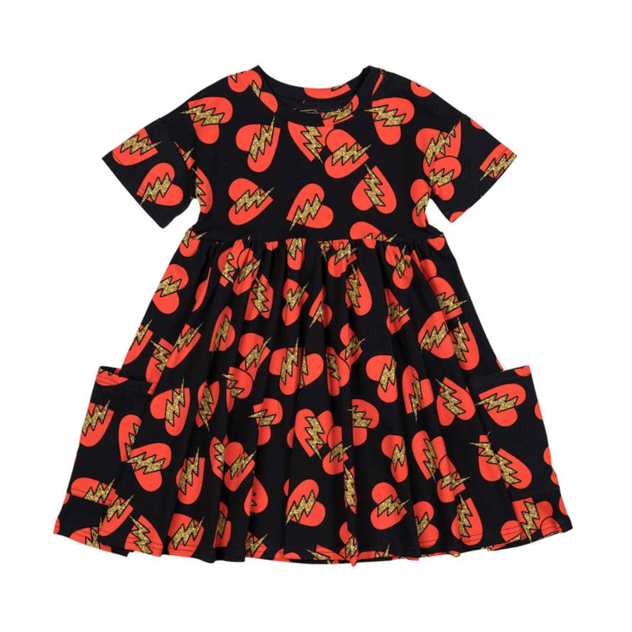 Rock Your Baby Electric Hearts Dress