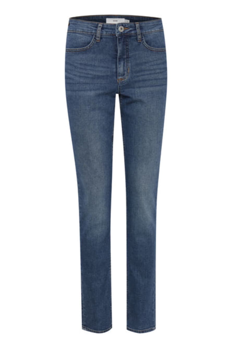 ICHI Twiggy Raven Long Jeans - Blue