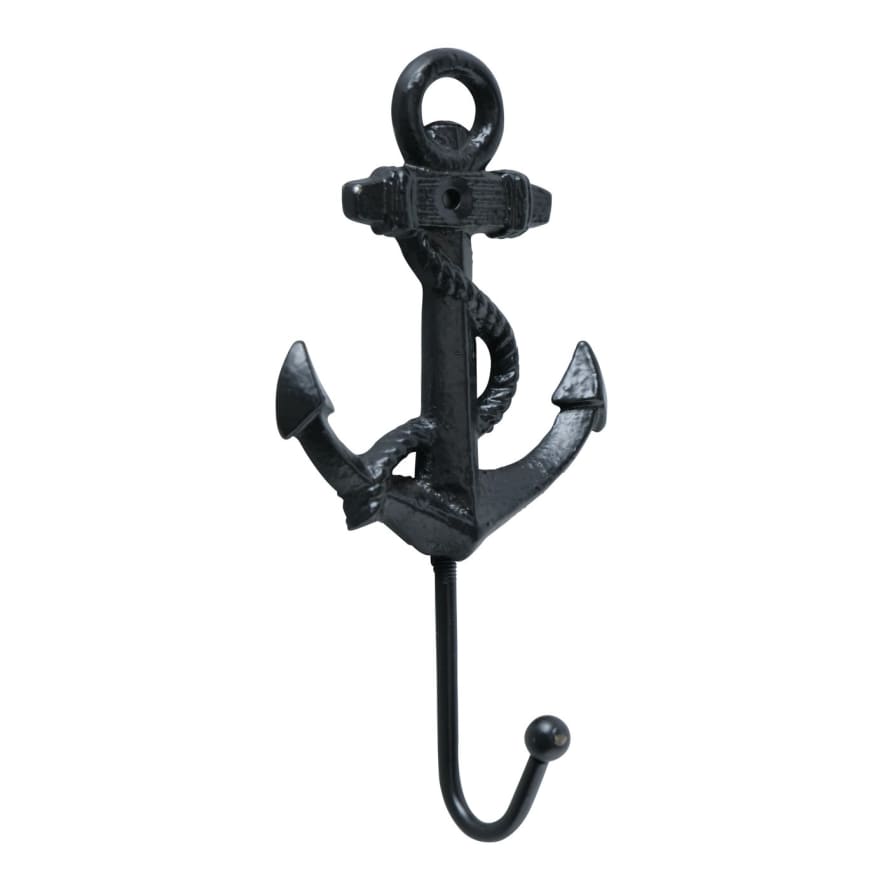 &Quirky Anchor Cast Iron Wall Hook