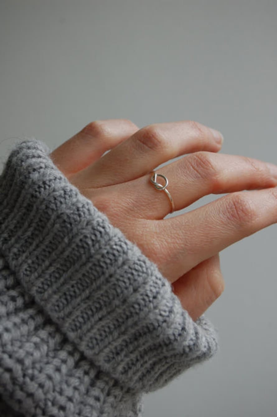 Atypical Thing Skinny Infinity Silver Ring