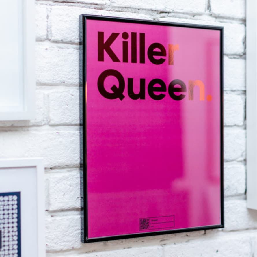Say It With Songs Killer Queen Print With Song