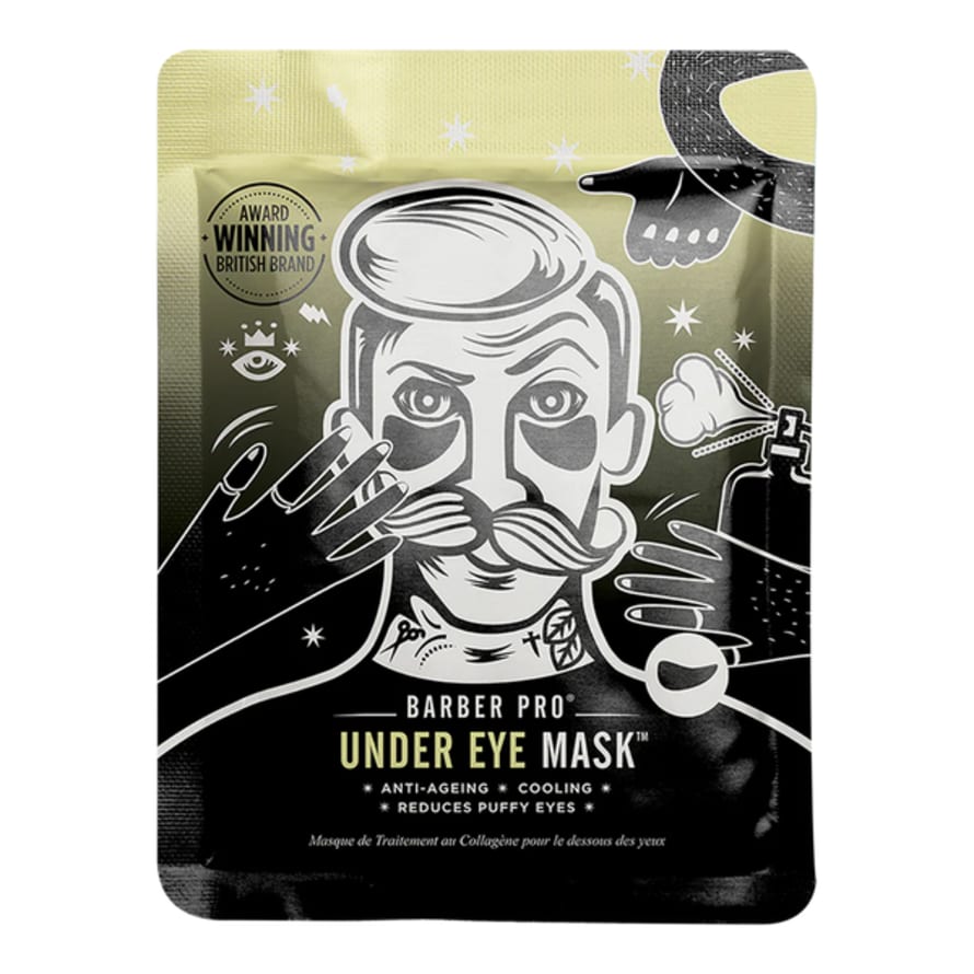 BARBER PRO Under Eye Mask With Activated Charcoal And Volcanic Ash