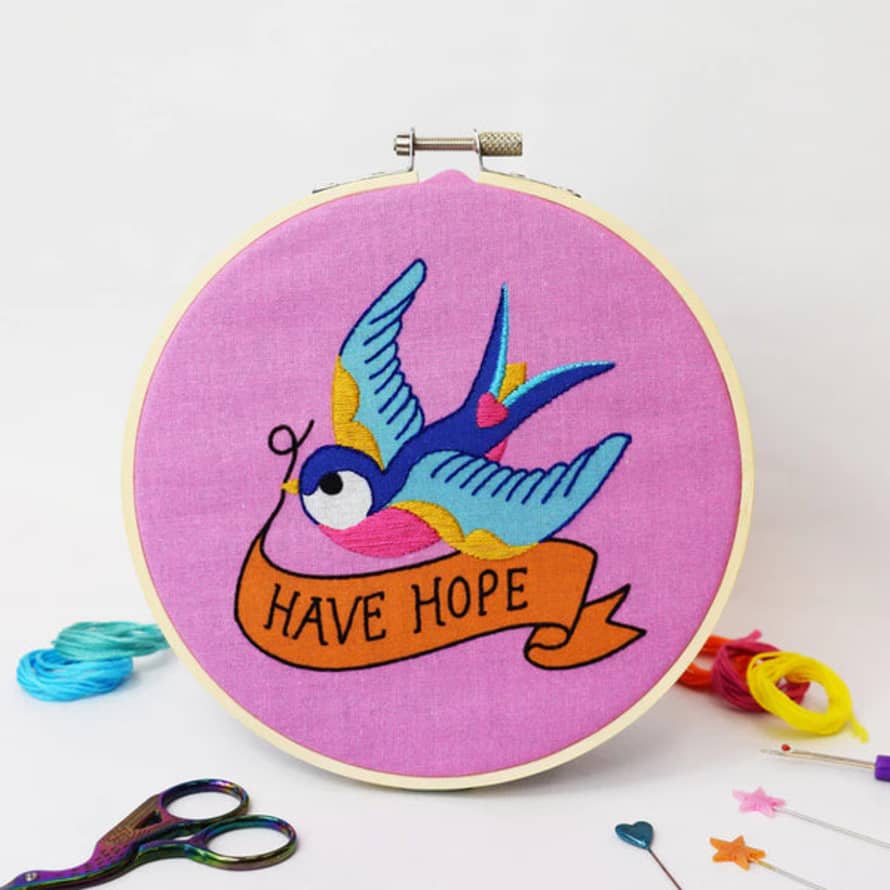 The Make Arcade Have Hope Embroidery Kit