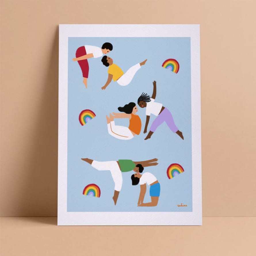 SAKINA SAÏDI Rainbow Love Print