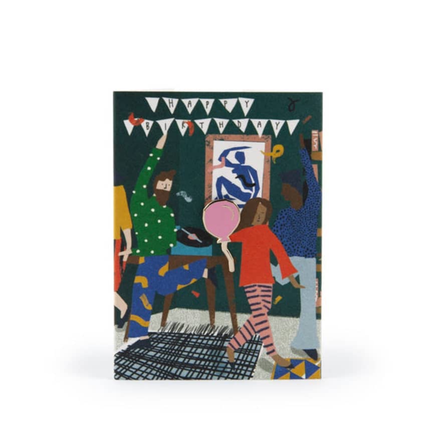 U Studio ‘happy Birthday’ Balloon Pin Card