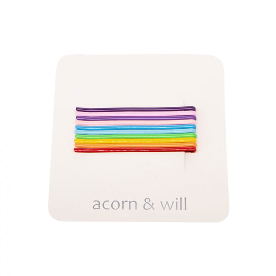 Acorn & Will Multicoloured Bobby Pins