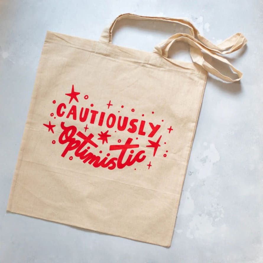 Finest Imaginary Cautiously Optimistic Tote Bag