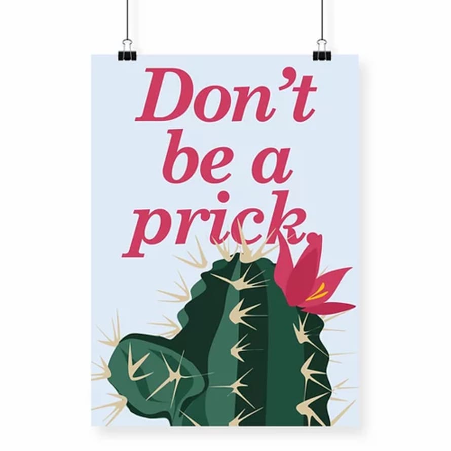 Merry Notes Designs Don’t Be A Prick Print
