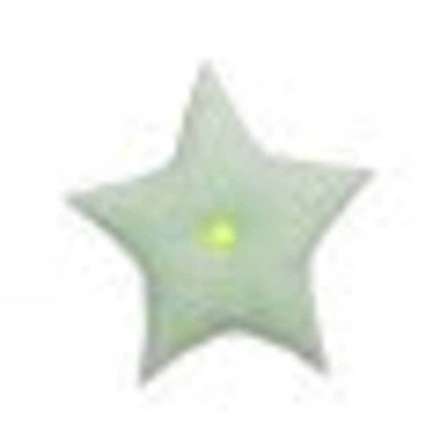 Meri Meri (30-0053) Velvet Star Cushion - Mint