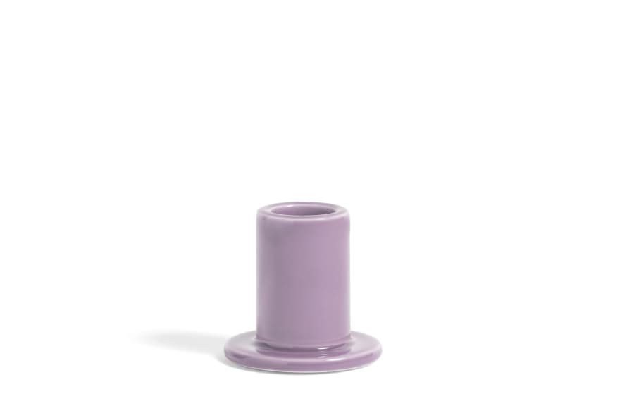HAY Tube candle holder S Lilac