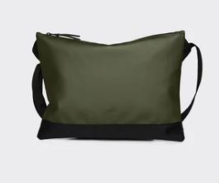 Musette Sling Bag - Simple and Durable Grey Nylon
