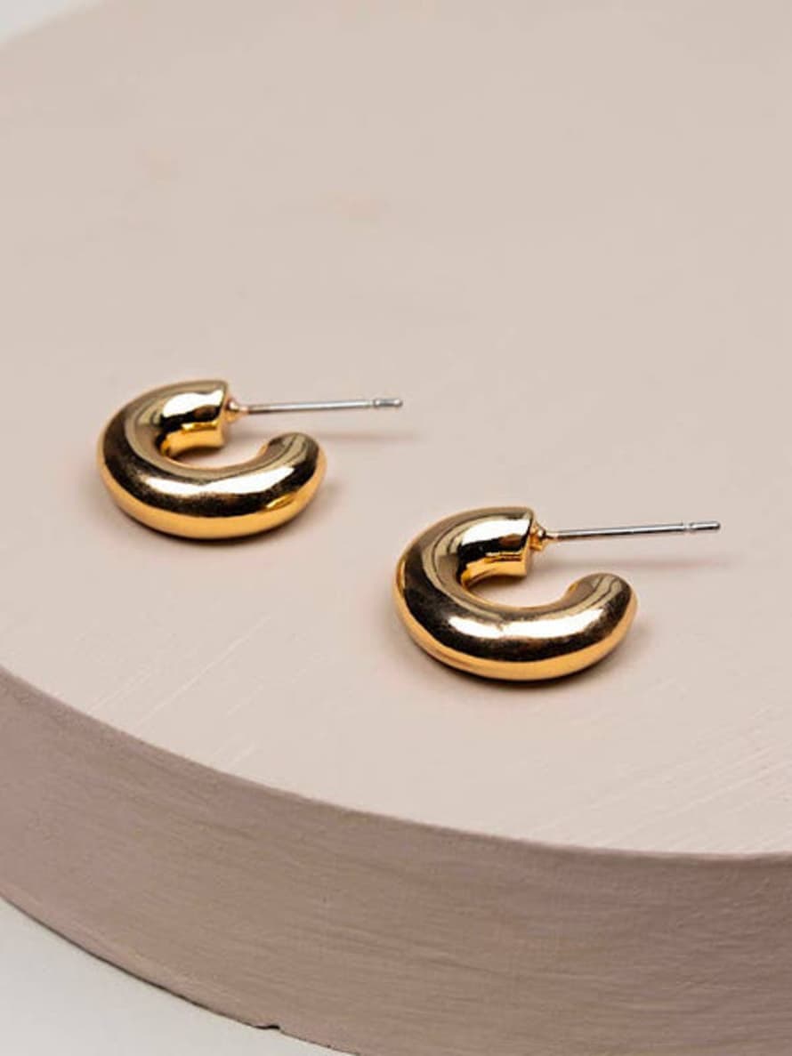 Olia Jewellery Mirabelle Mini Hoop Earring-gold
