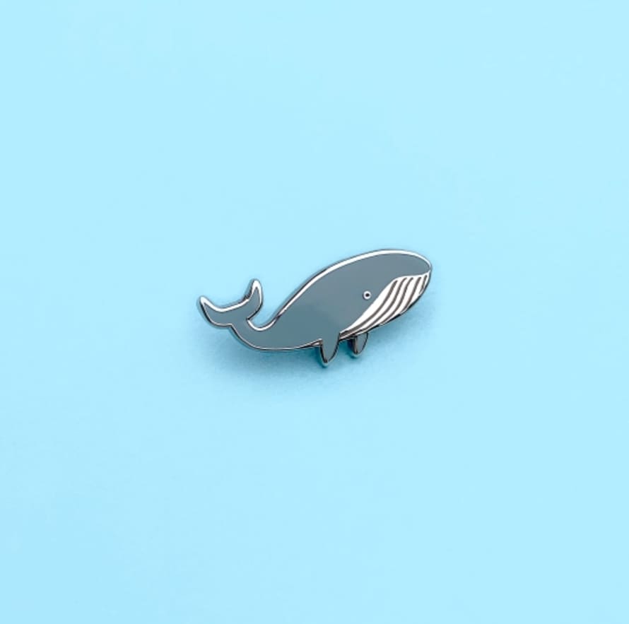 Tom Hardwick Whale Enamel Pin Badge