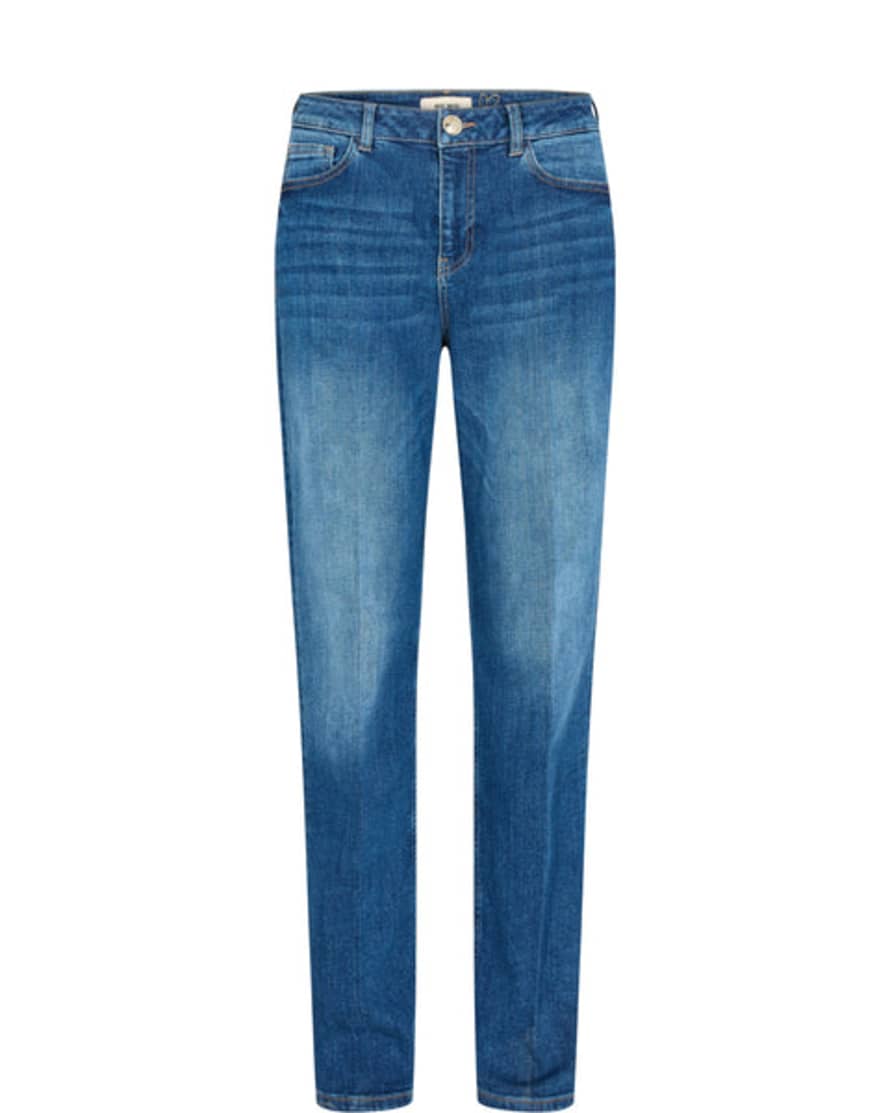 Mos Mosh Stella Straight Long Jeans Blue