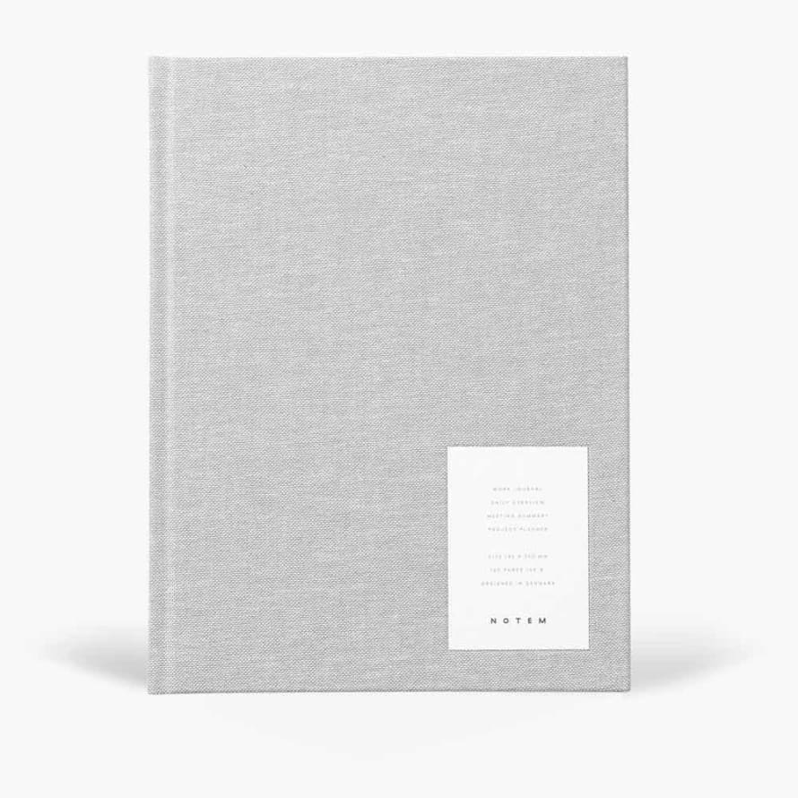 NOTEM Work Journal Large - Light Gray 
