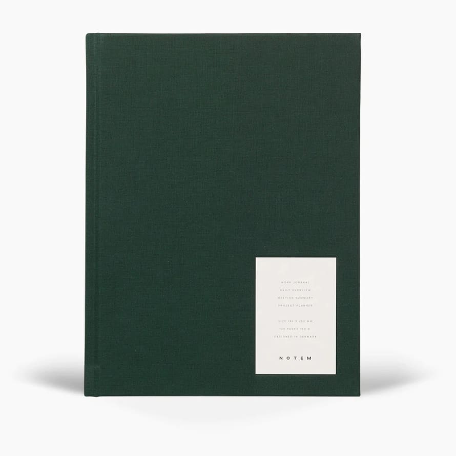 NOTEM Work Journal Large - Dark Green 