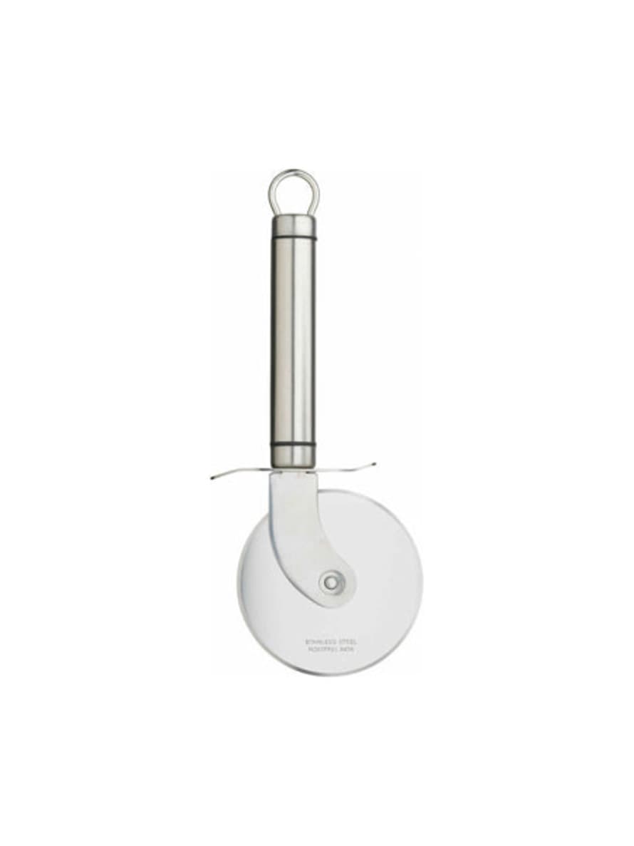 Kitchen Craft Oval Handled Professional Stainless Steel Pizza Cutter