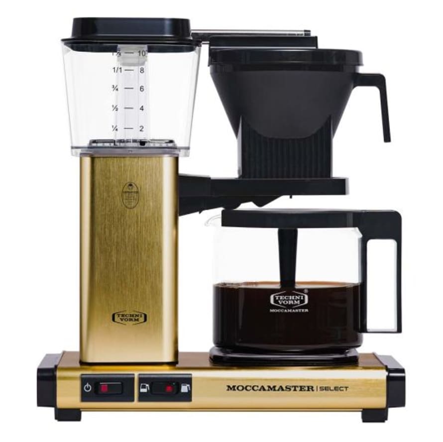 Moccamaster  Moccamaster Coffee Machine KBG Select, Brushed brass