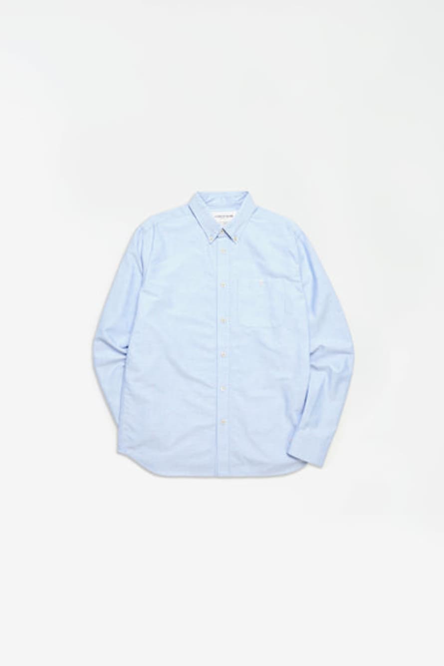 A KIND OF GUISE Permanents Button Down Shirt Oxford Light Blue