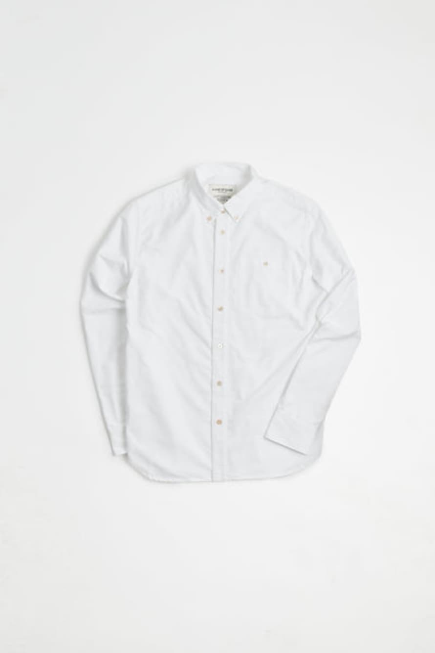 A KIND OF GUISE Permanents Button Down Shirt White
