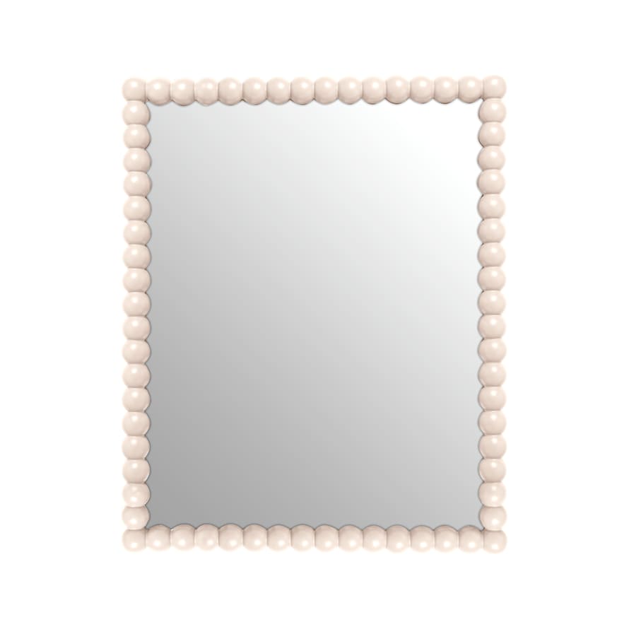 Dowse The Palest Pink Bobbin Style Mirror