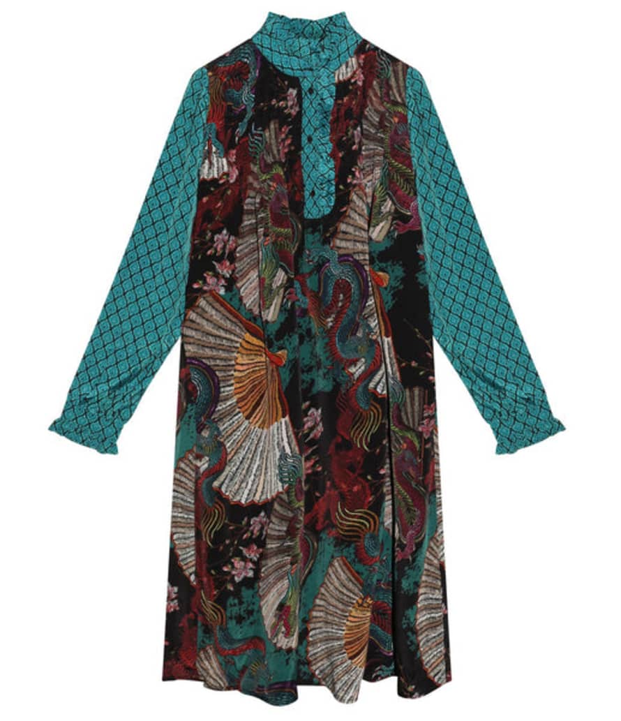 cashmere-fashion-store Soul Kathrine Viskose-seide Kleid Lynn Dress