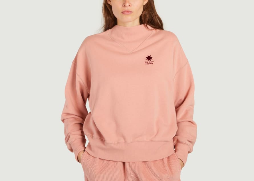The New Society Oversized Sweatshirt With Logo
