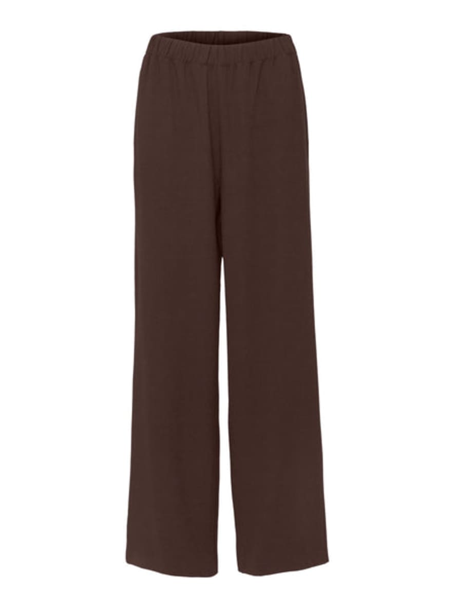 Selected Femme Tinni Trousers - Brown