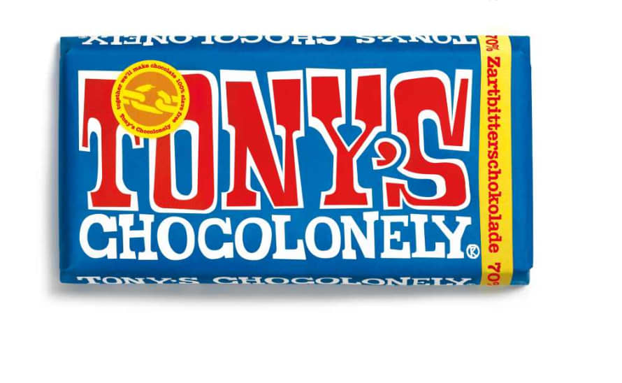Tony's Chocolonely Dark Chocolate 70% 180gr