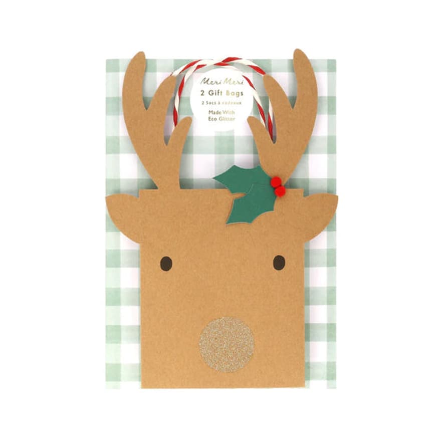 Meri Meri Reindeer Gift Bags (size M)