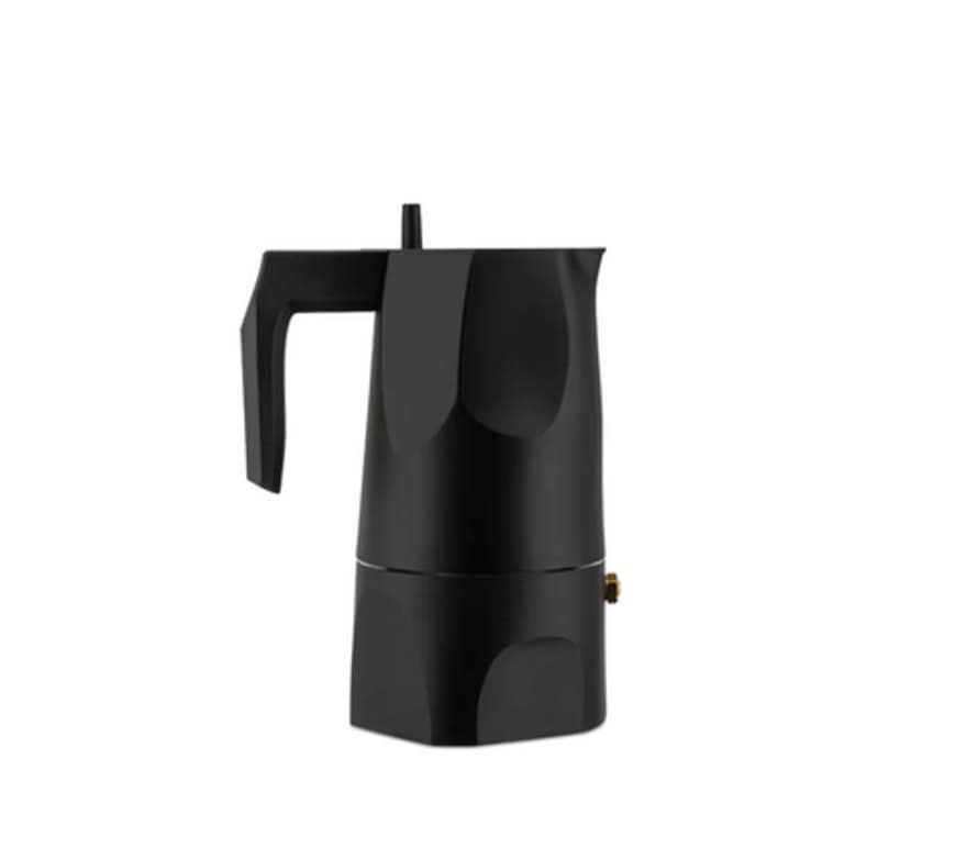 Alessi Ossidiana espresso maker black - 3 cups