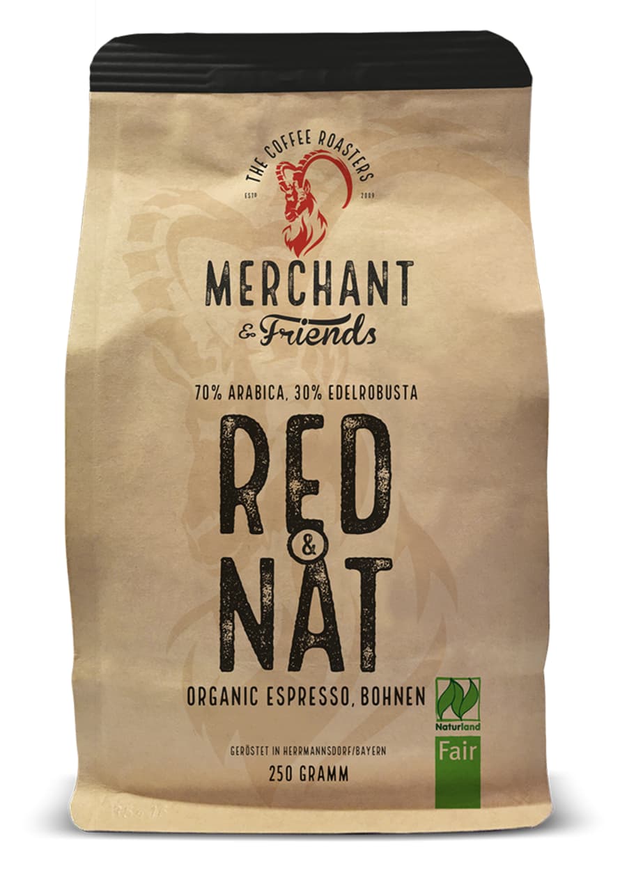 Merchant's & Friends Merchant's RED & NAT Espresso - 250g BEAN