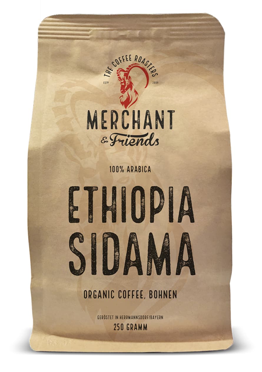 Merchant's & Friends Merchant's Ethopia Sidama Bio Espresso Whole Beans 250g