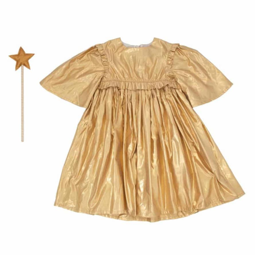 Meri Meri (224991) Gold Angel Dress 3-4 Years