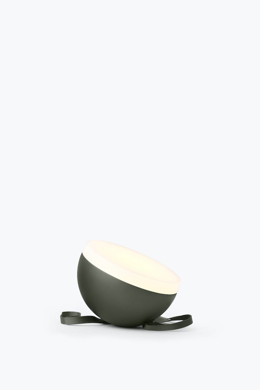 New Works Sphere Portable Lamp | Deep Green