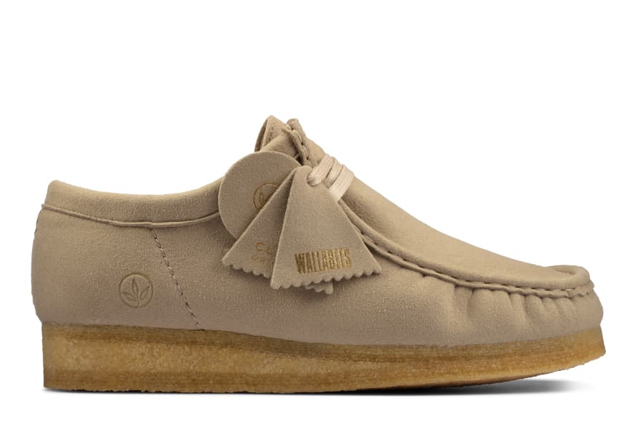 Clarks Originals Wallabee Vegan Shoes (Sand)