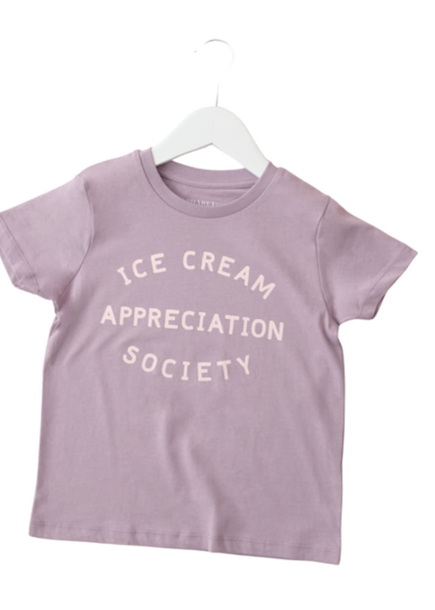 Alphabet Bags Ice Cream Appreciation T-shirt, Lilac