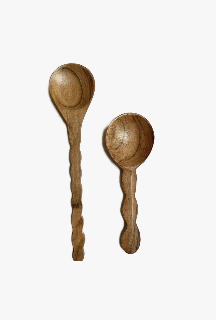 Bloomingville Ivy wooden spoons set of 2