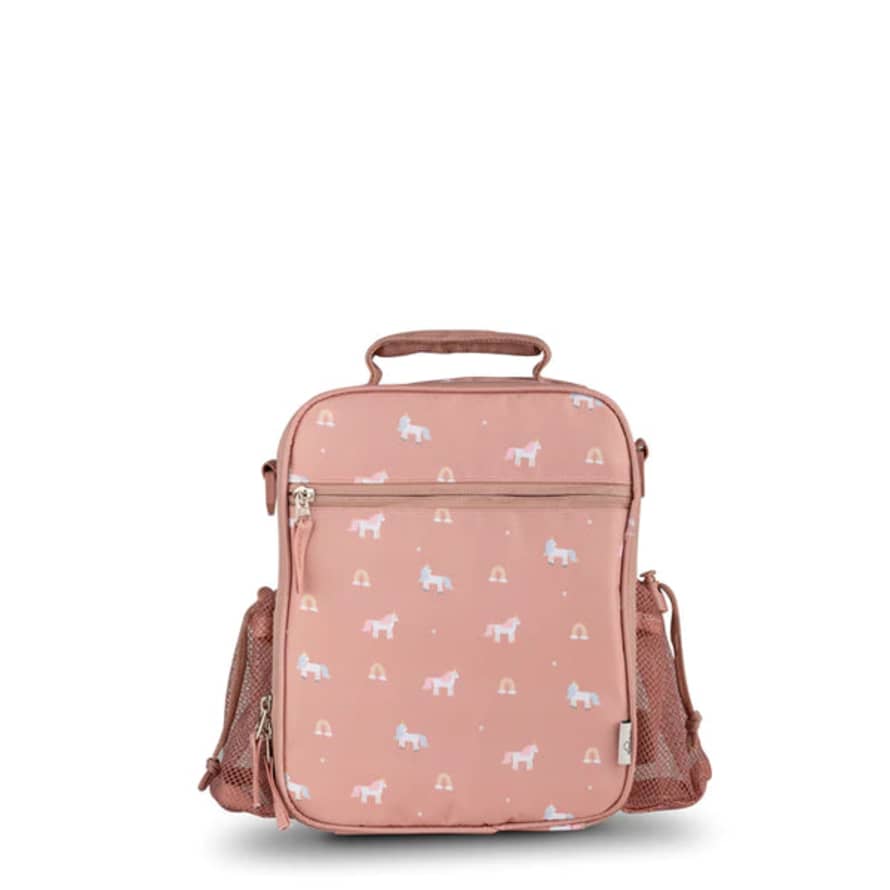 Citron Insulated Lunch Bag Backpack - Unicorn-blush Pink