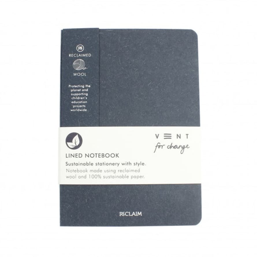 Lark London Reclaim A5 Notebook – Blue Wool