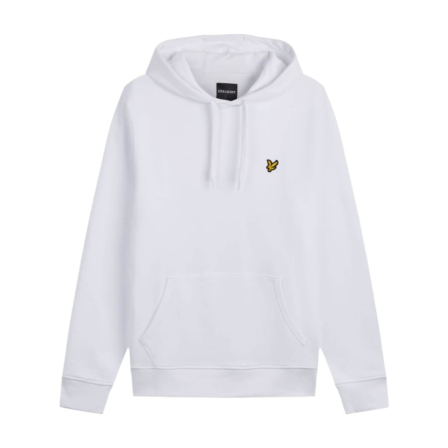 Lyle and Scott Pullover Hoodie White