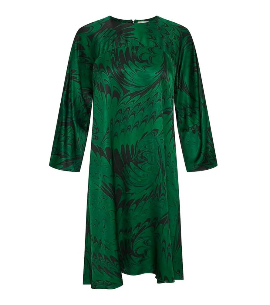 InWear Green Peacock Kantal Dress 